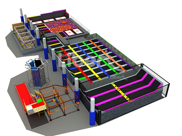 China Leading Trampoline Park Factory